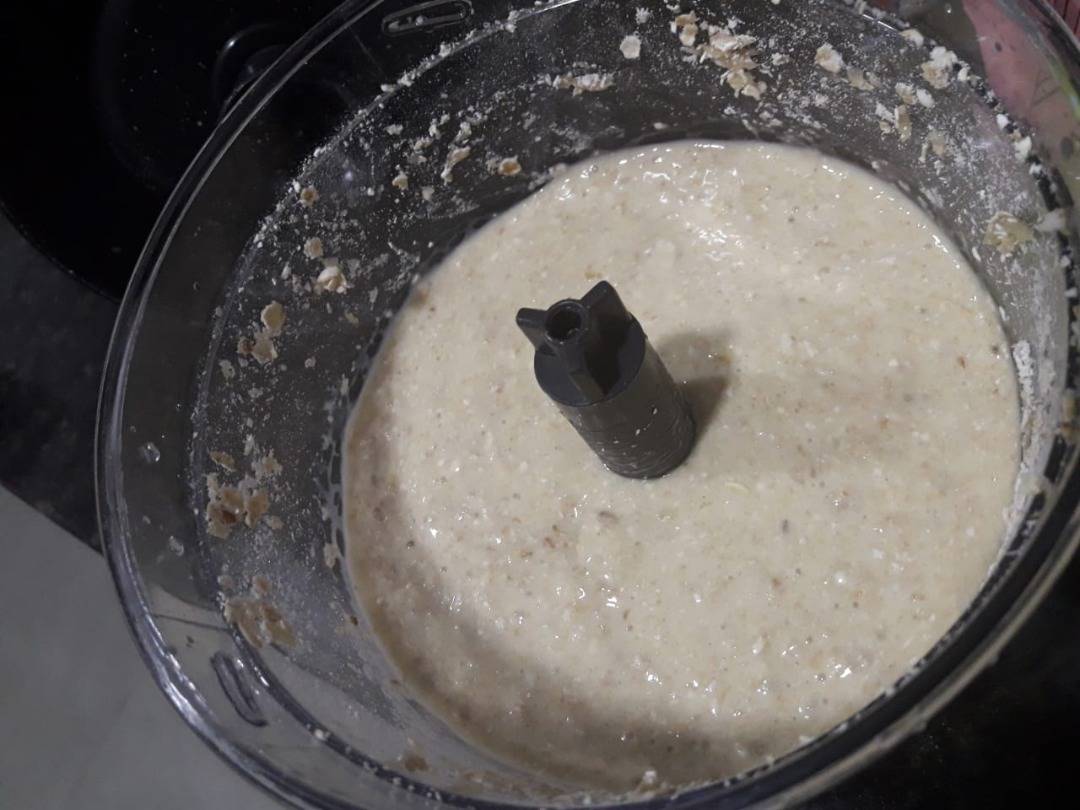 masa de avena con banana