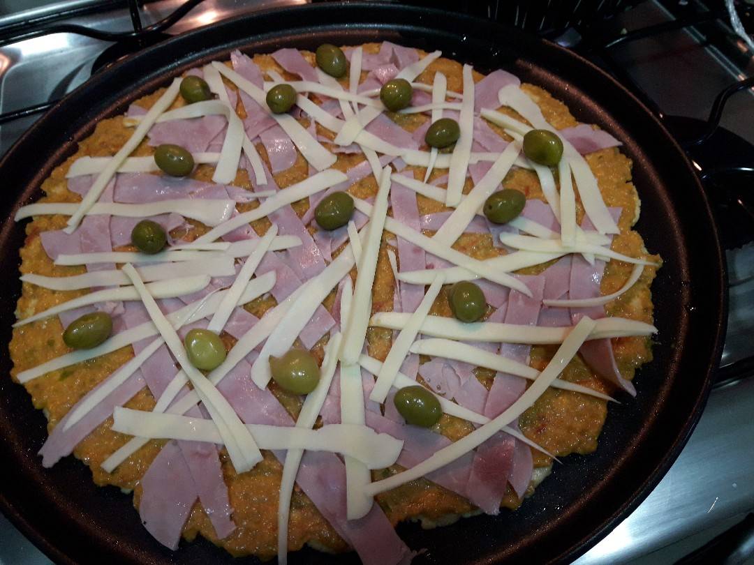 rellenar pizza sin harina