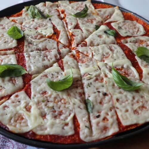 pizza de zanahoria