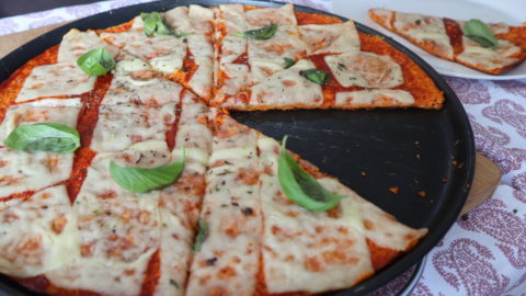 pizza de zanahoria