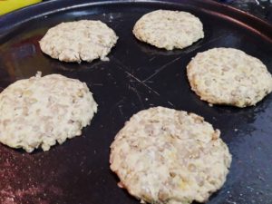 hamburuesa de lenteja al horno